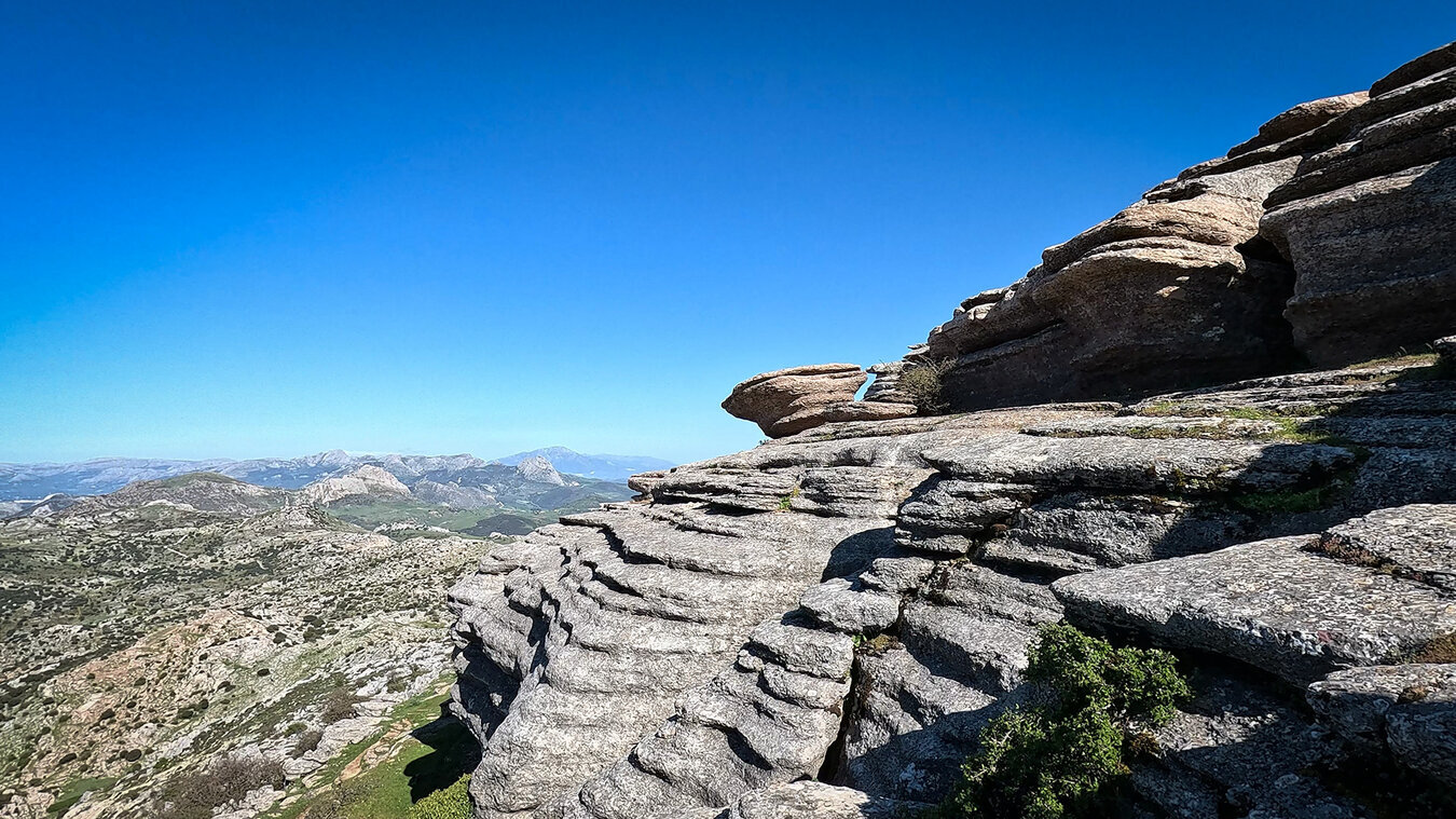 Bergpanorama am Torcal de Antequera