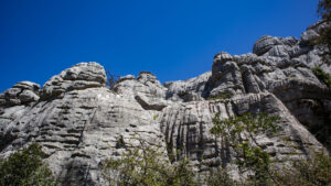 Erodiertes Karstgestein im El Torcal de Antequera