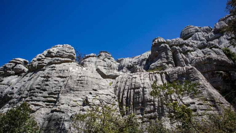 Erodiertes Karstgestein im El Torcal de Antequera