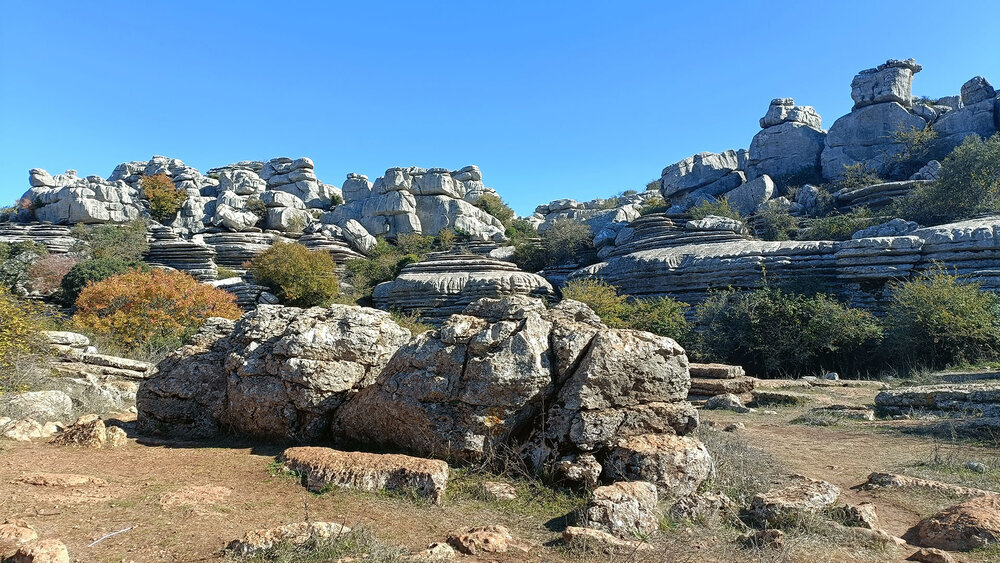 faszinierende Felslandschaft im El Torcal de Antequera