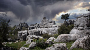Gewitterstimmung im El Torcal de Antequera