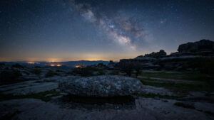 El Torcal de Antequera bei Nacht
