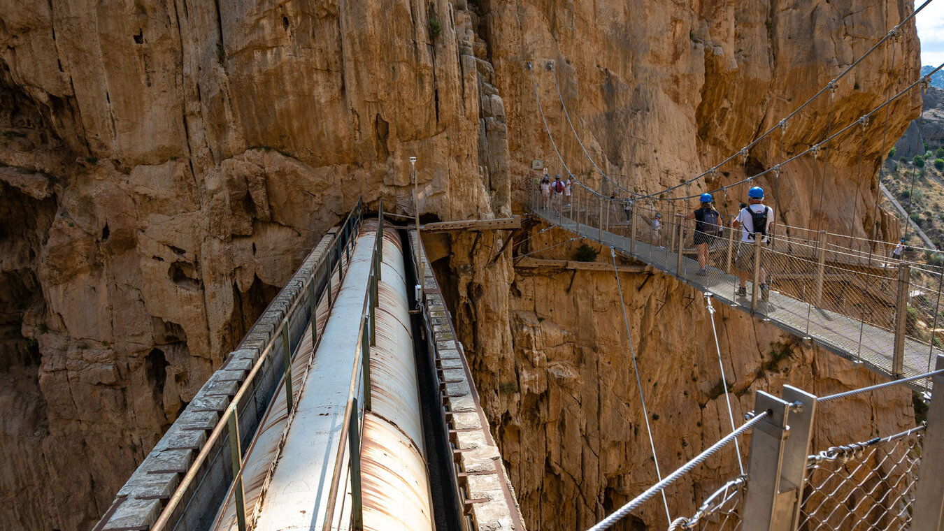 Puente Colgante de los Gaitanes – Hängebrücke am Caminito del Rey