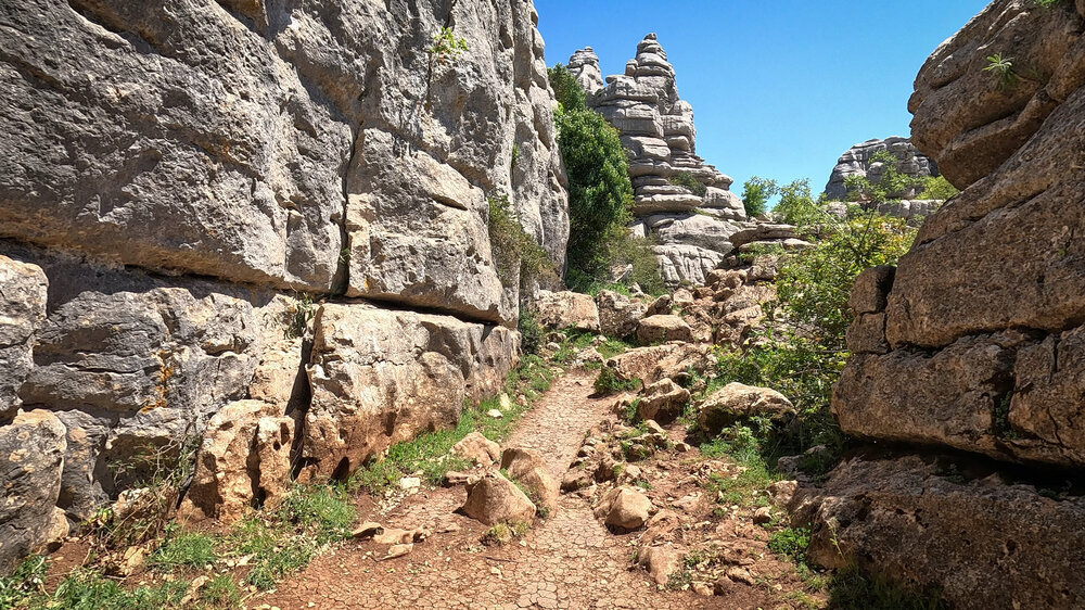 Wanderweg Ruta Amarilla im El Torcal de Antequera